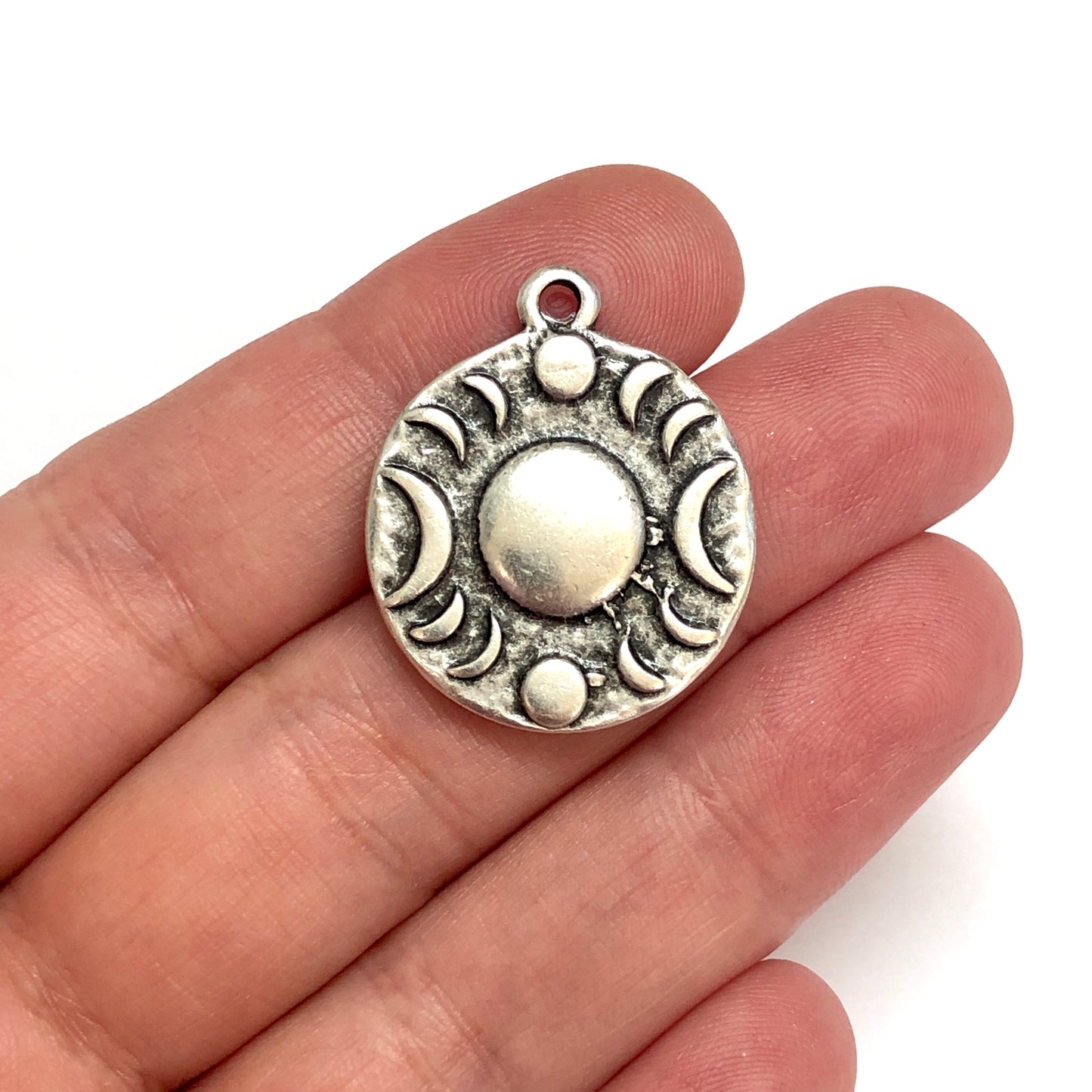 Antique Silver Plated Pendant -44