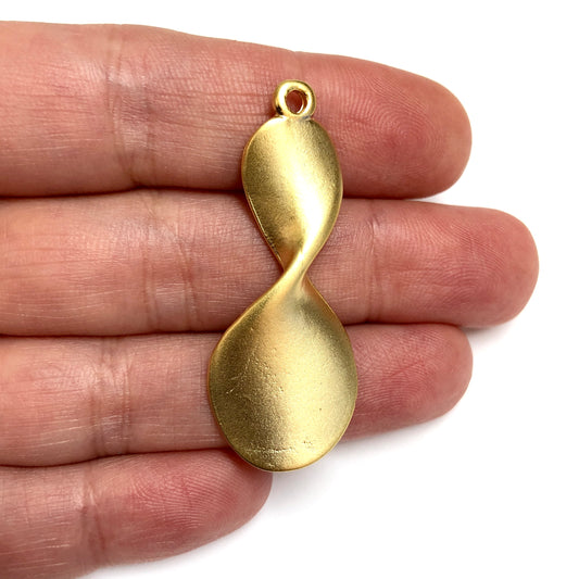 Mattvergoldeter Anhänger -30 (groß)