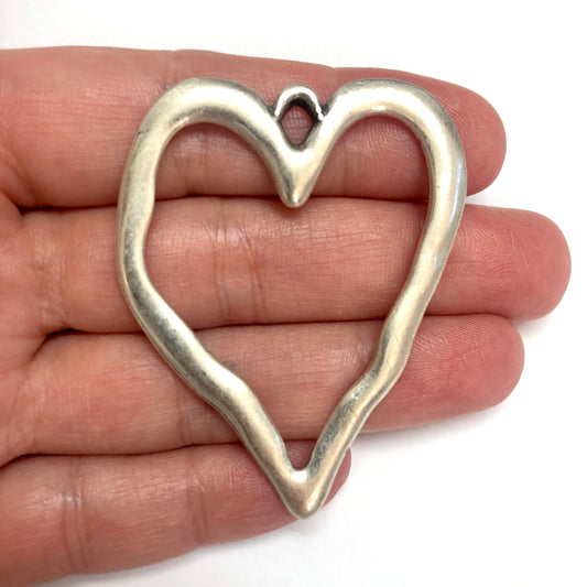 Antik Gümüş Kaplama Kolye Ucu -057