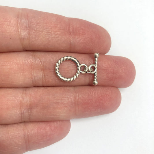 Antik Gümüş Kaplama T - Kilit - 5