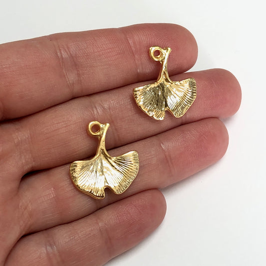 Vergoldetes Ginko-Blatt