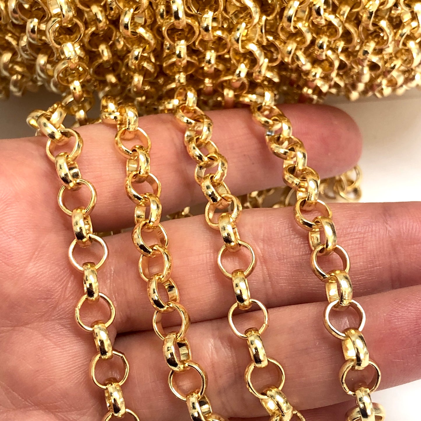 Gold Plated 4mm Doc Chain