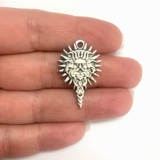Antique Silver Plated Pendant -44
