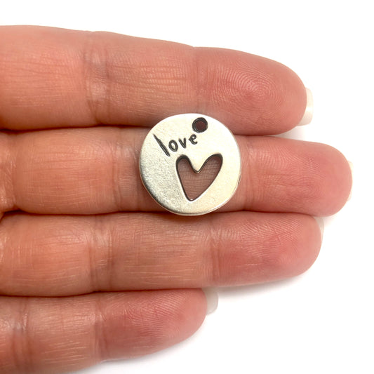 Antique Silver Plated Pendant -44