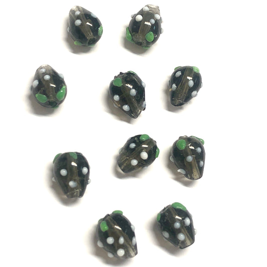 Murano Cam Çilek - Gri