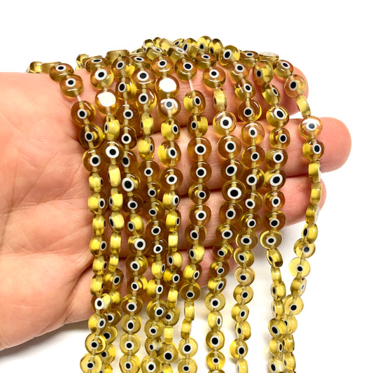 Evil Eye Beads Flat 6 mm -5