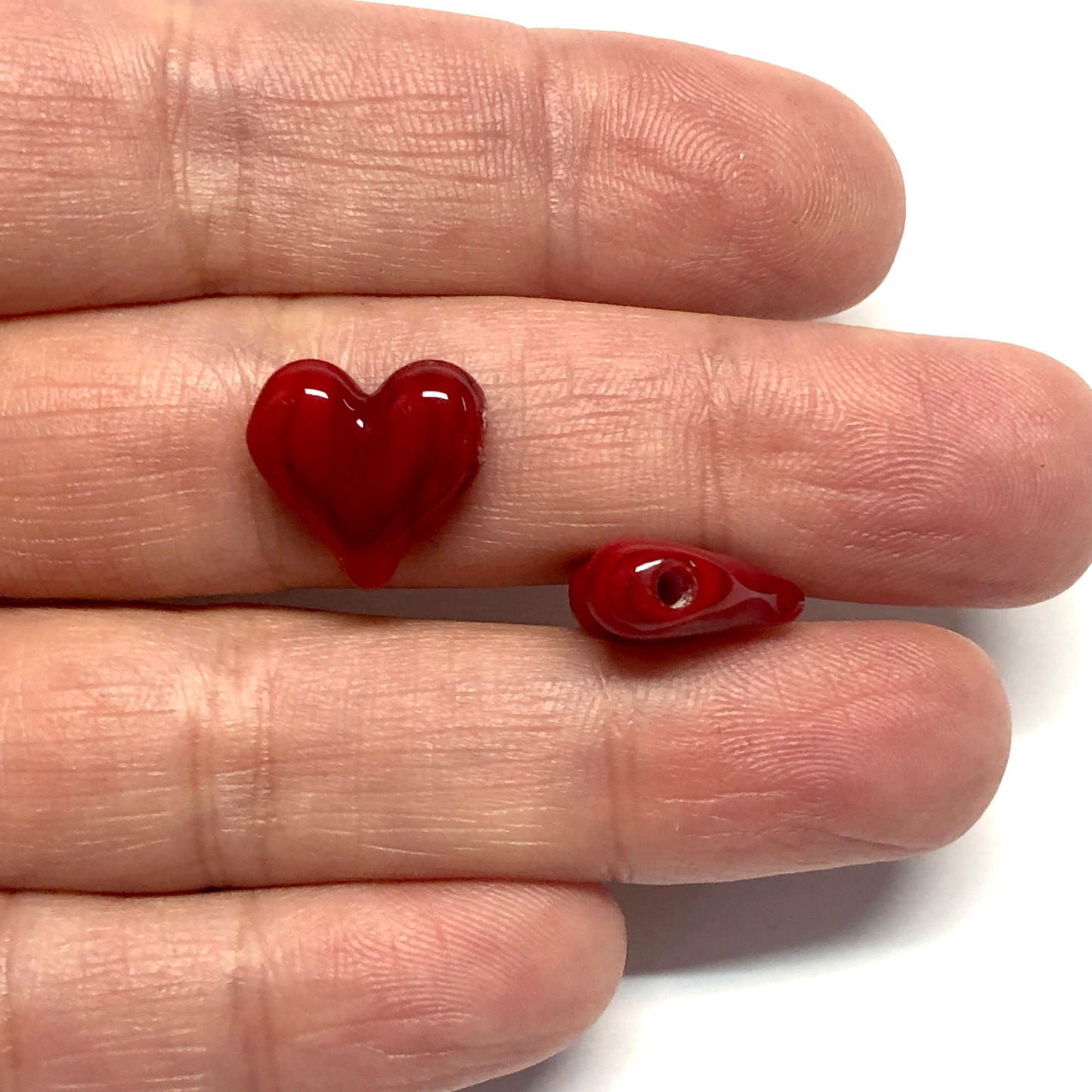 Herz aus Muranoglas - Rot