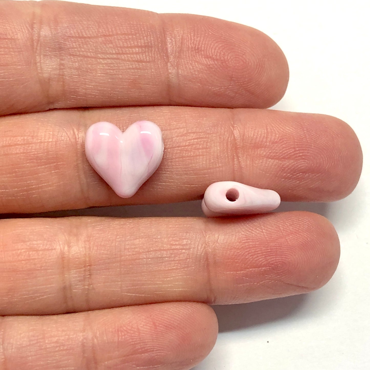Murano Glass Heart - Pink