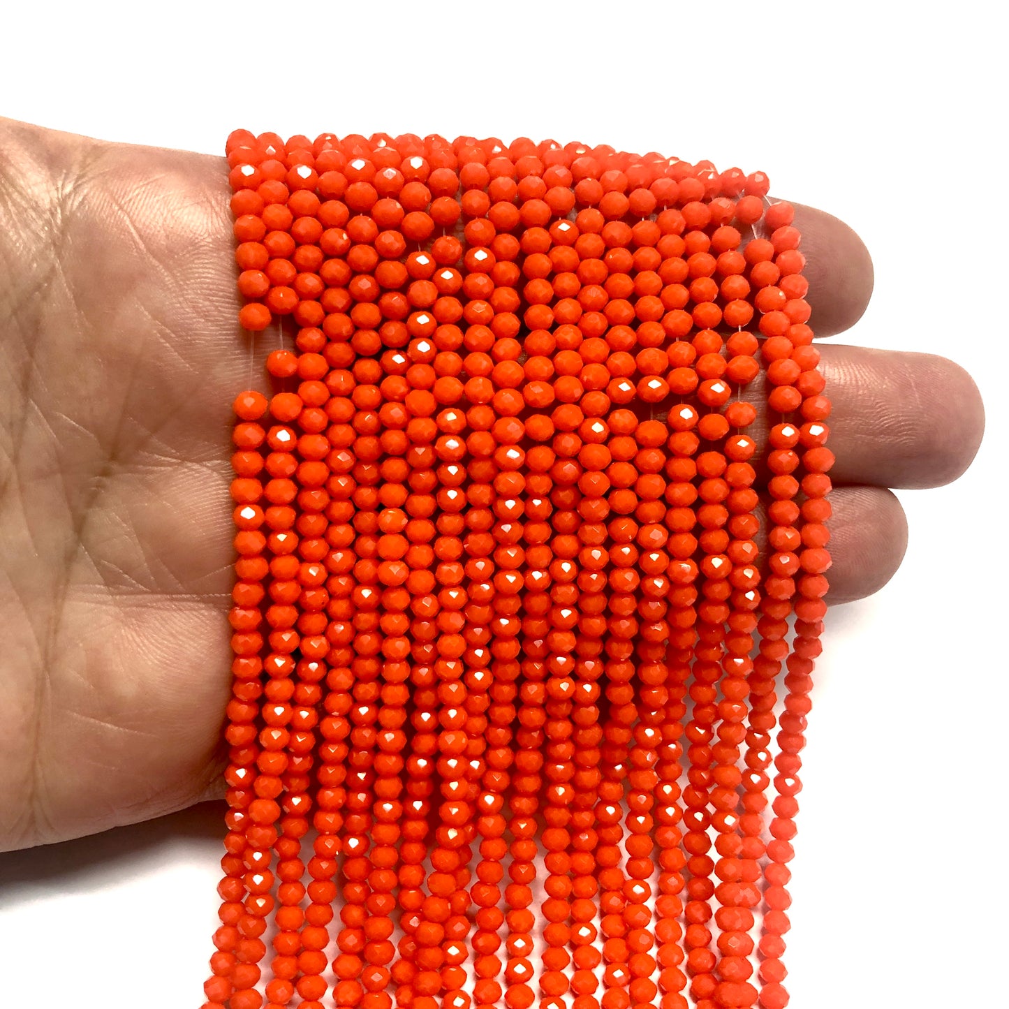 Crystal Bead, Chinese Crystal-3mm-22 - Orange