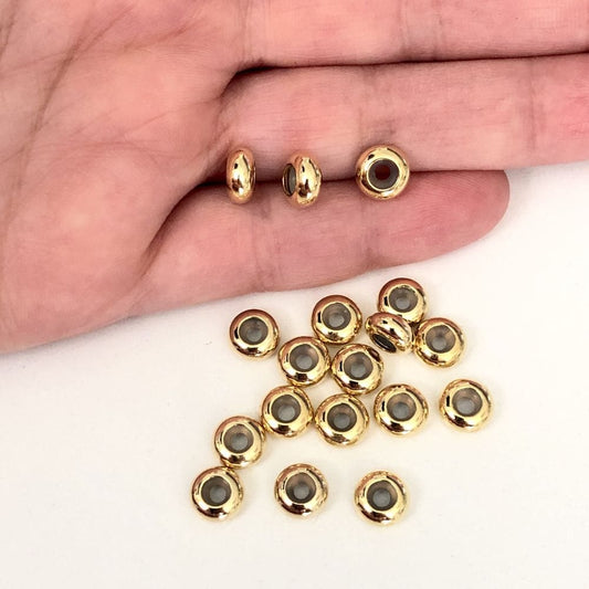 Gold Plated Stopper 4x8mm (stabilizer)