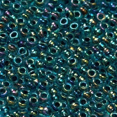 Miyuki Beads, Miyuki Round Beads11/0-0339 Blue Lined Aqua AB