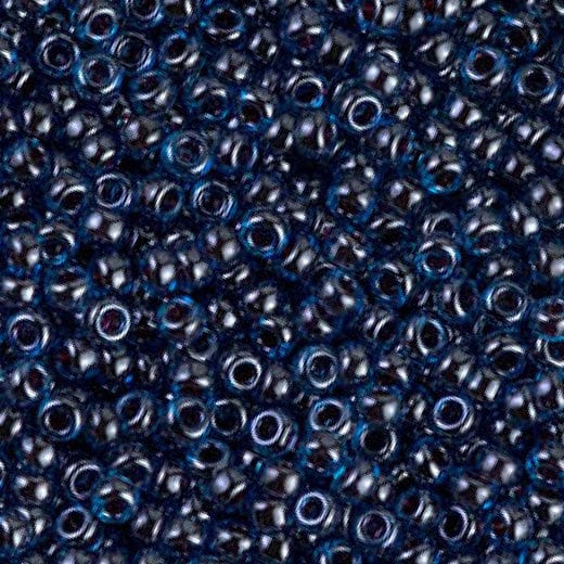 Miyuki Beads, Miyuki Round Beads11/0-0358 Ruby Lined Capri Blue Luster