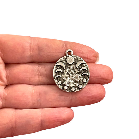 Antique Silver Plated Pendant -21