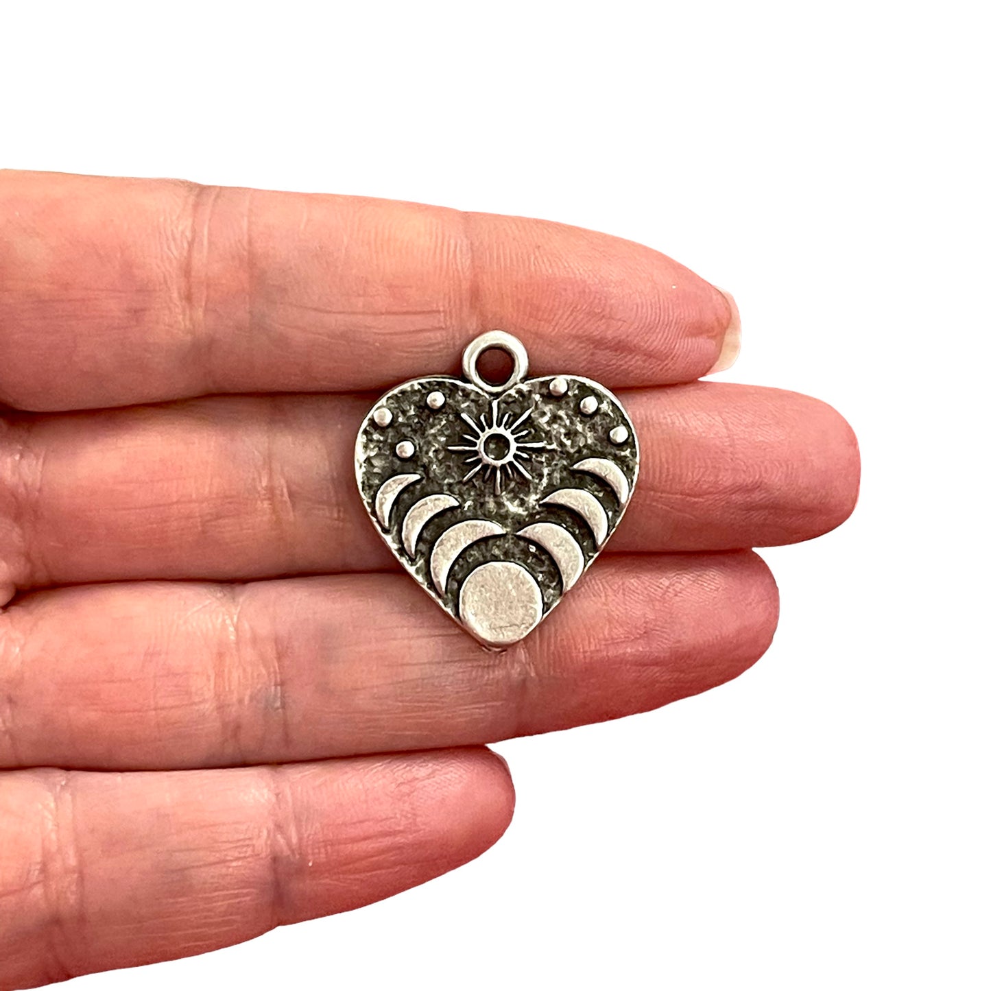 Antique Silver Plated Pendant -17