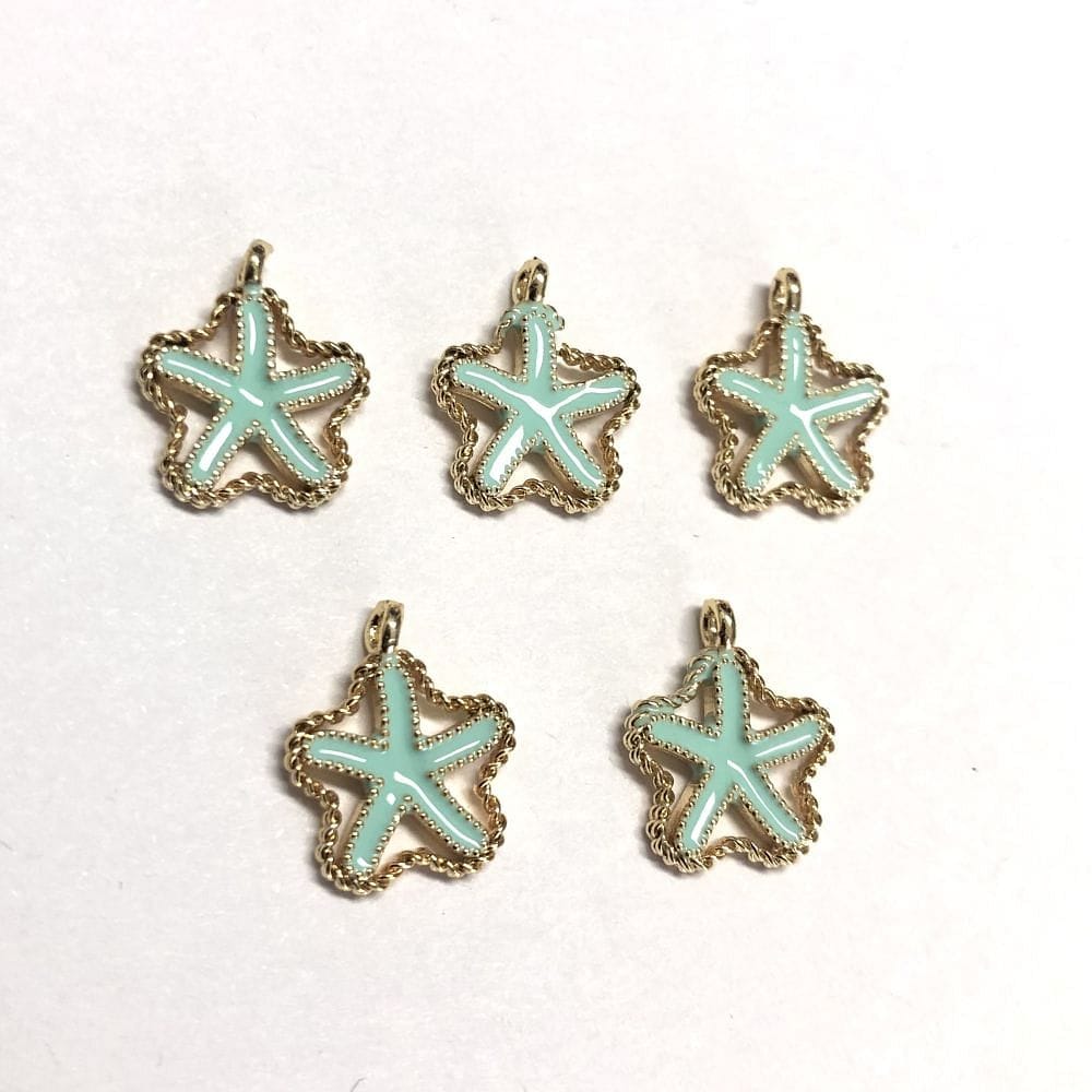 Emaille Sea Star Mint