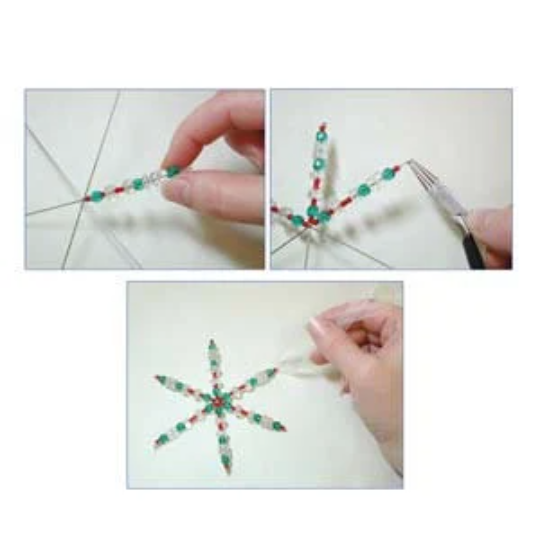 Snowflake Decoration Wires-Pack of 4
