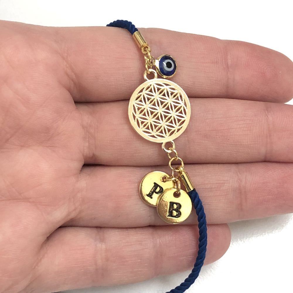 Gold Plated Flower of Life Bracelet Attachment