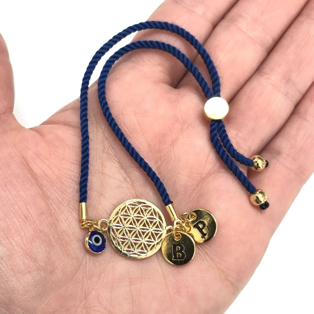 Gold Plated Flower of Life Bracelet Attachment